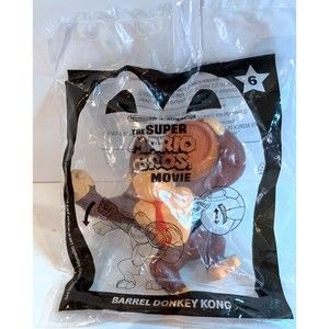 2023 McDonald's Happy Meal Toy #6 Barrel Donkey Kong Super Mario Bros Movie New